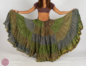 falda ats tribal 25 yardas verde