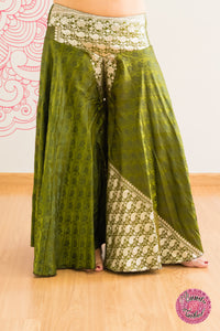 pantalón ancho sari india 